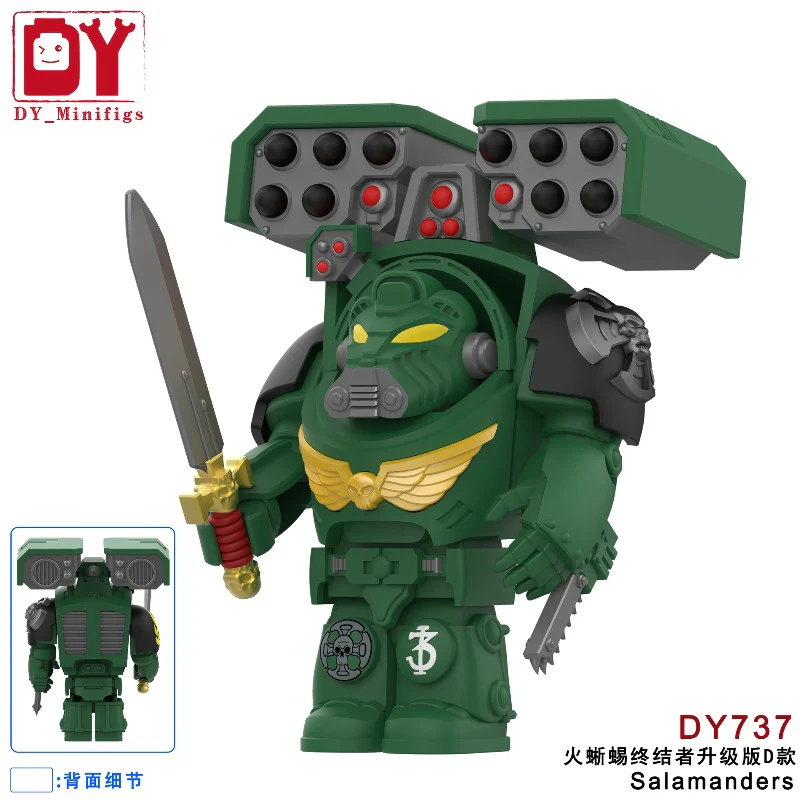 DY717-740 Warhammer 40,000: Space Marine Series Terminator Minifigures - Image 24