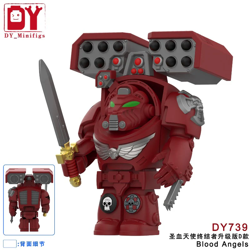 DY717-740 Warhammer 40,000: Space Marine Series Terminator Minifigures - Image 26
