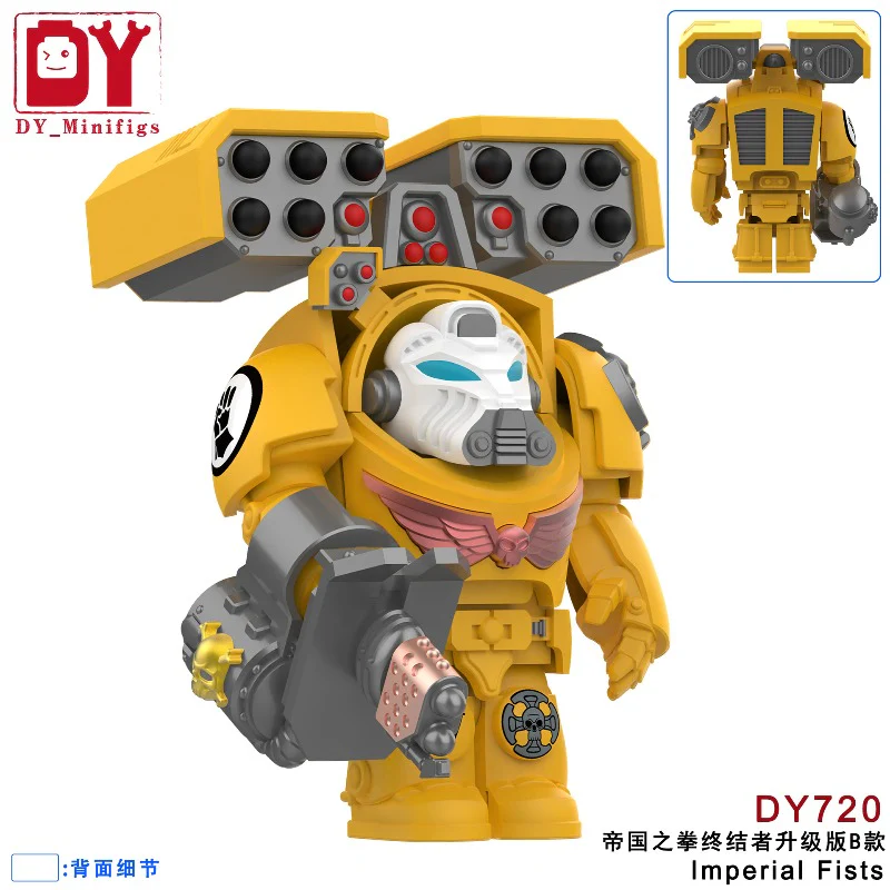 DY717-740 Warhammer 40,000: Space Marine Series Terminator Minifigures - Image 7