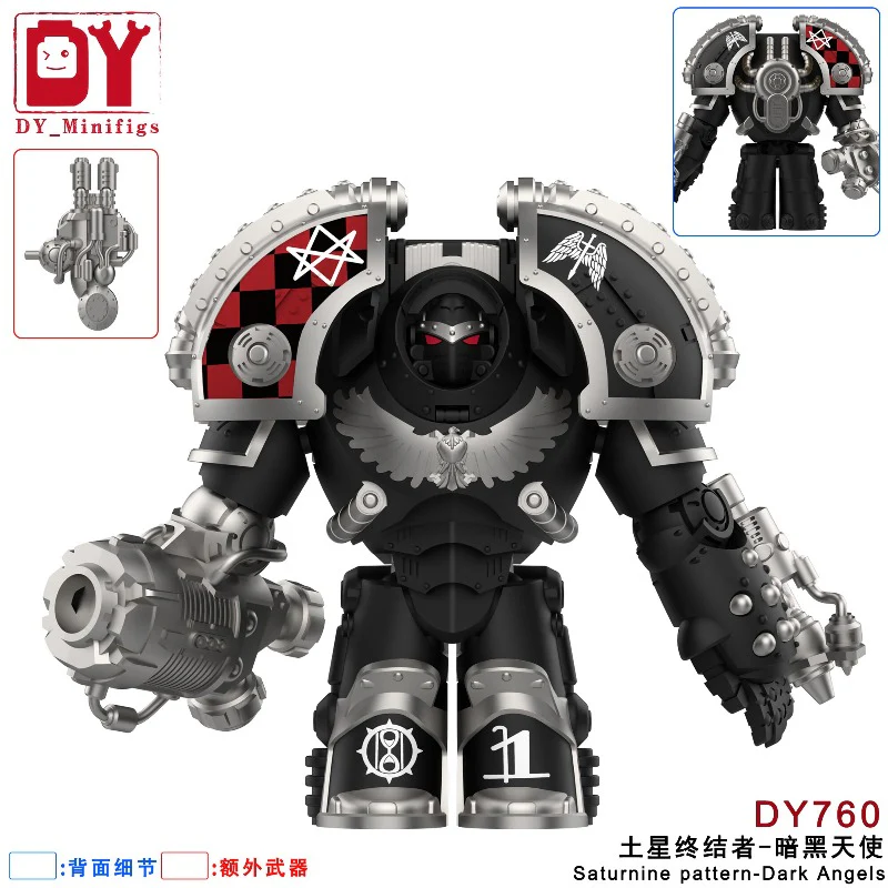 DY760-763 Warhammer Series 40K Saturn Terminator Dark Angel Minifigures - Image 2