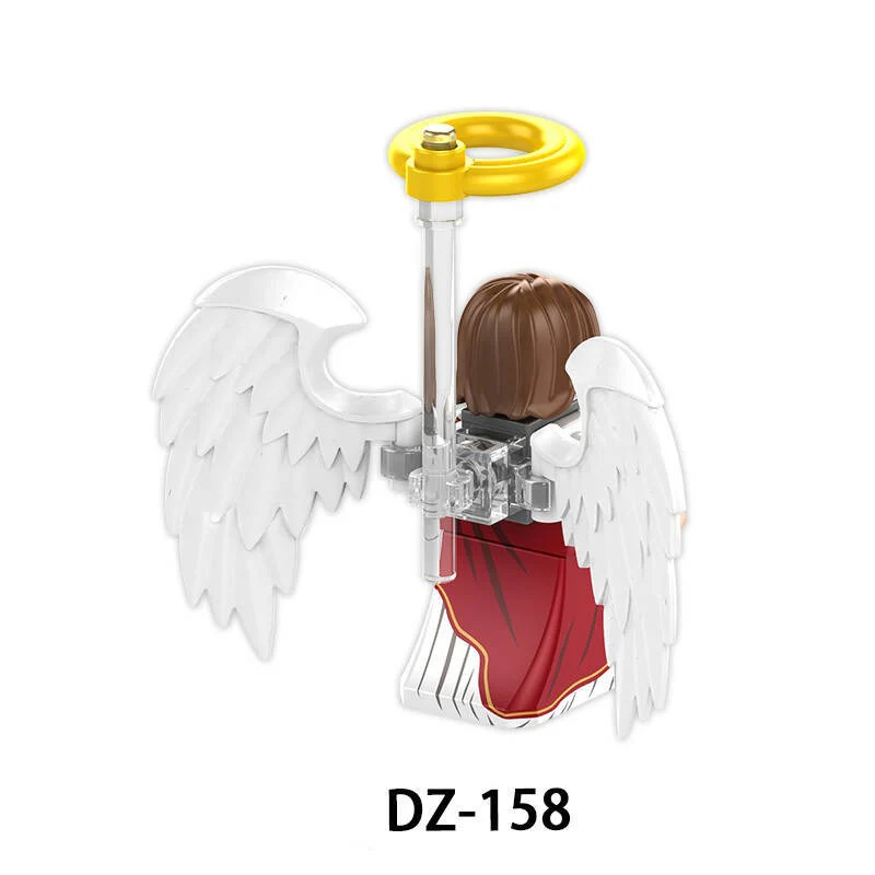 DZ-158 Assembling, splicing, and stacking wooden figures Minifigures - Image 3