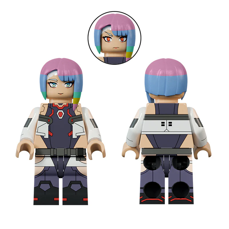 EV08 EV09 Cyberpunk: Edge Walkers series David Martinez Lucy Minifigures - Image 2
