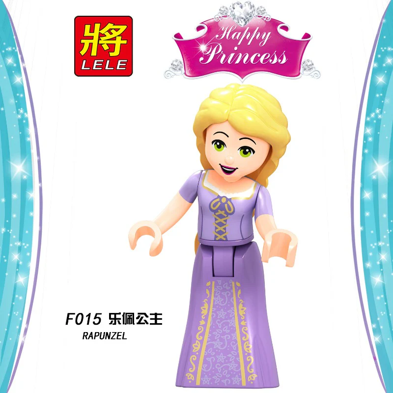 F010-017 Disney animated series characters Cinderella Fairy Yeast Elsa Ariel Princess Minifigures - Image 7