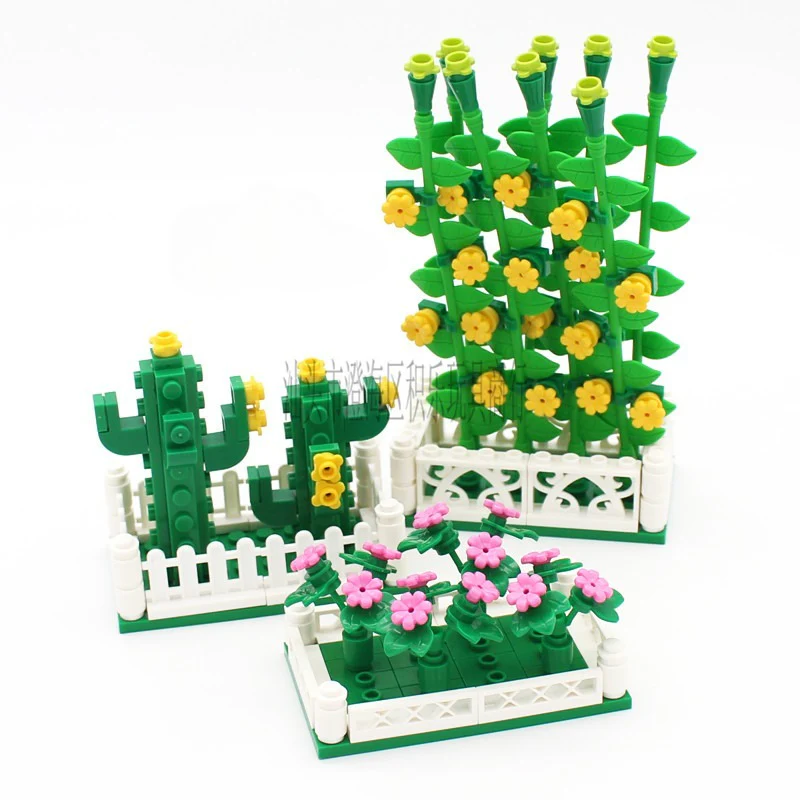 Flowering cactus, tulip, sunflower, cactus vine combination - Image 2