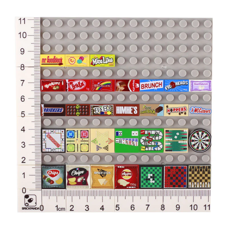 Food Candy Printed Parts Minifigure Scene Accessories - Image 3