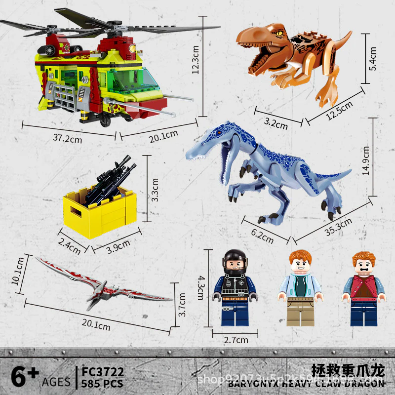 Forange FC3700 FC3721 FC3722 FC3720 FC3842 Jurassic World Dinosaur - Image 11