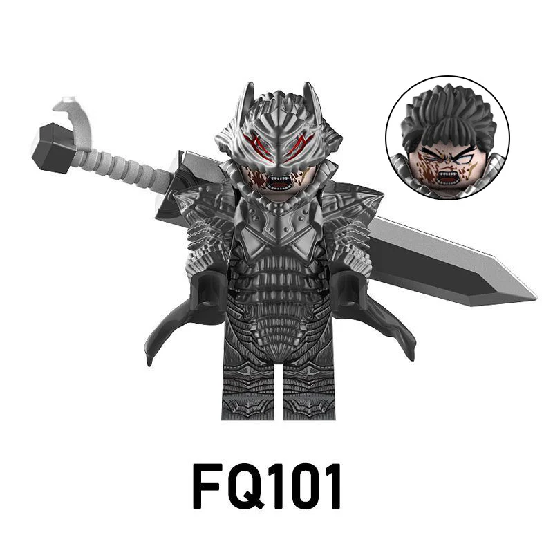 FQ101 FQ102 Sword Wind Legend Series Guts Minifigures - Image 2