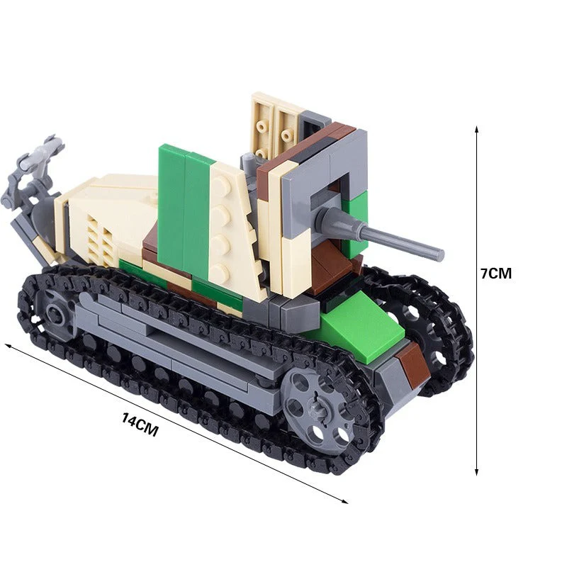 French soldiers Renault FT17 light tank military - Image 12