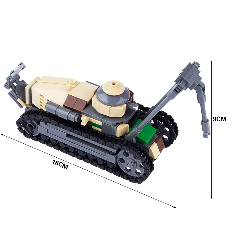 French soldiers Renault FT17 light tank military - Image 4