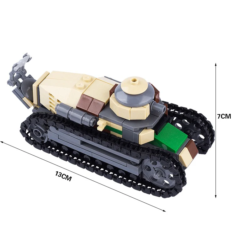 French soldiers Renault FT17 light tank military - Image 9