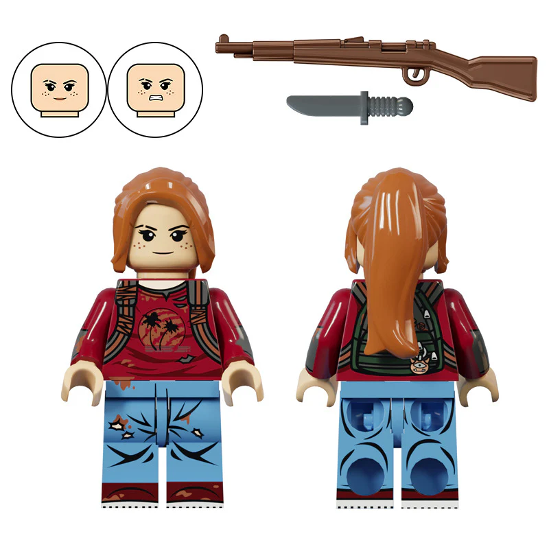 FT01 FT02 The Last of Us Series Minifigures Joel Ellie - Image 3