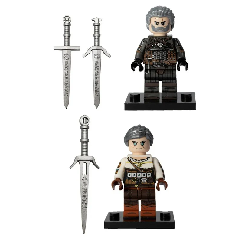 FT03-FT05 The Witcher Series Geralt of Rivia Ciri Minifigures - Image 2