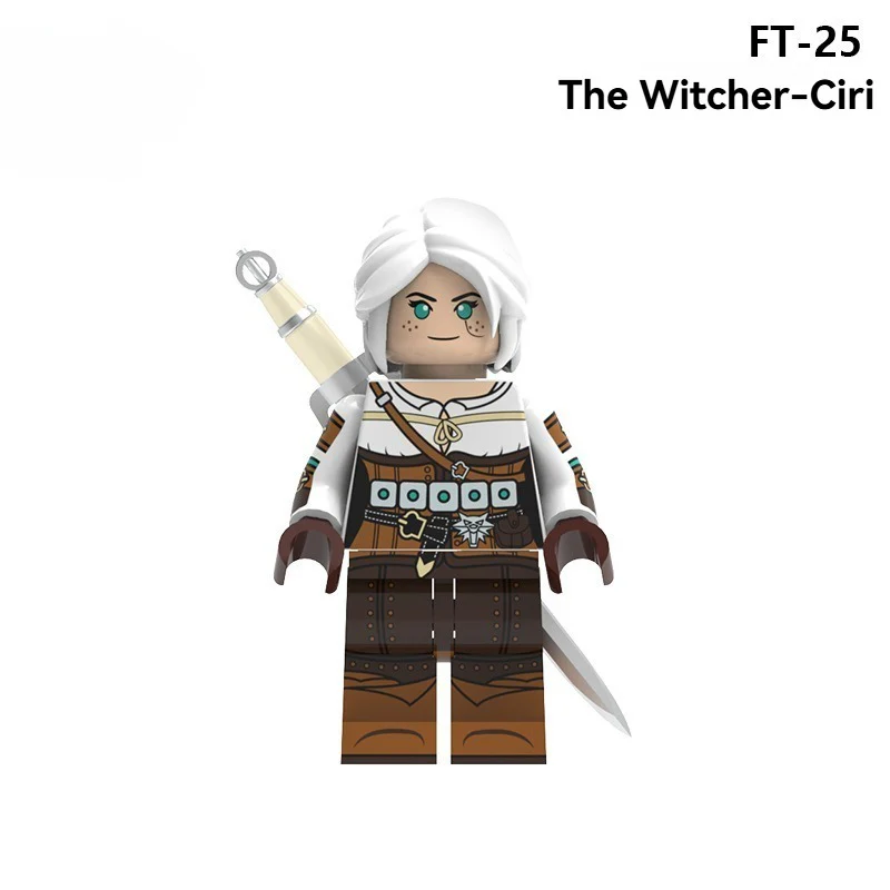 FT24-FT27 The Witcher Series Geralt Ciri Minifigures - Image 3