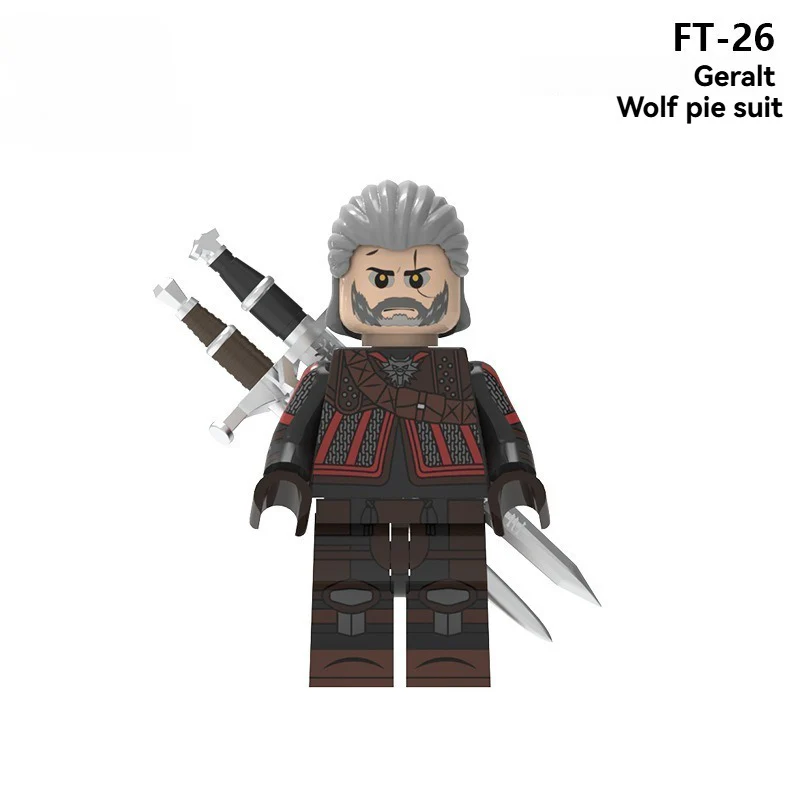 FT24-FT27 The Witcher Series Geralt Ciri Minifigures - Image 4