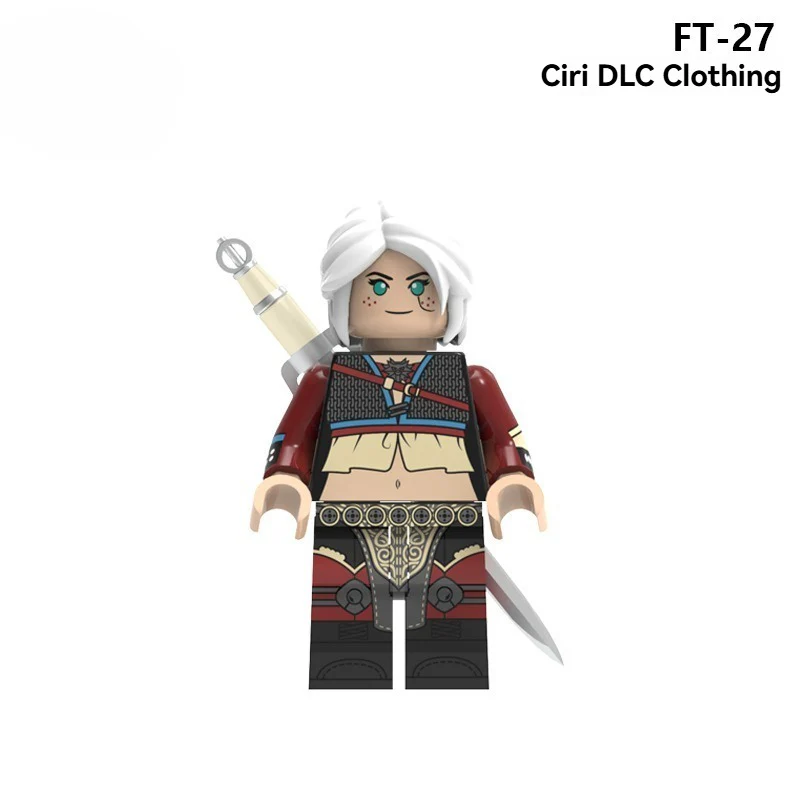 FT24-FT27 The Witcher Series Geralt Ciri Minifigures - Image 5