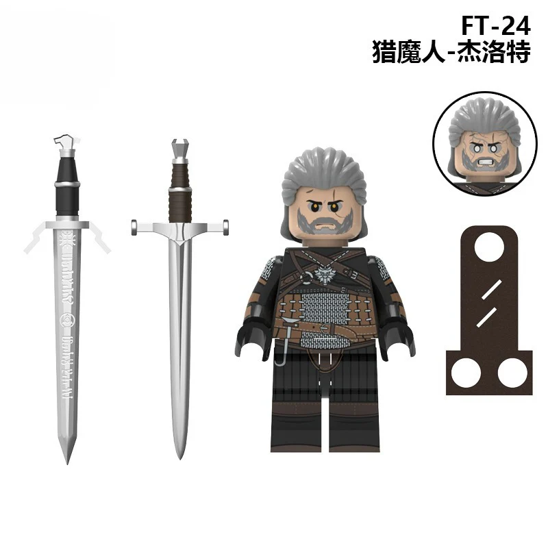 FT24-FT27 The Witcher Series Geralt Ciri Minifigures - Image 6