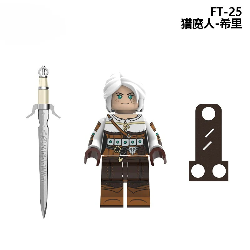 FT24-FT27 The Witcher Series Geralt Ciri Minifigures - Image 7