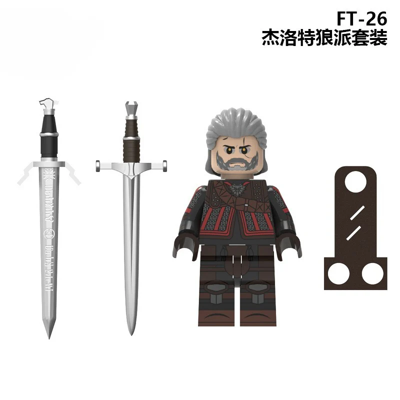 FT24-FT27 The Witcher Series Geralt Ciri Minifigures - Image 8