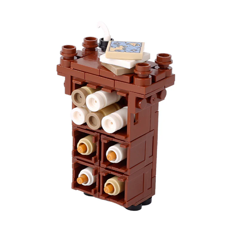 Furniture Parchment Cabinet Figure Scene Accessories - Image 2