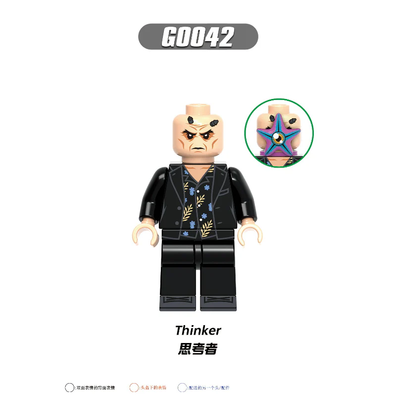 G0106 Superhero Series The Thinker Javelin Polka Dot Man Minifigures - Image 3