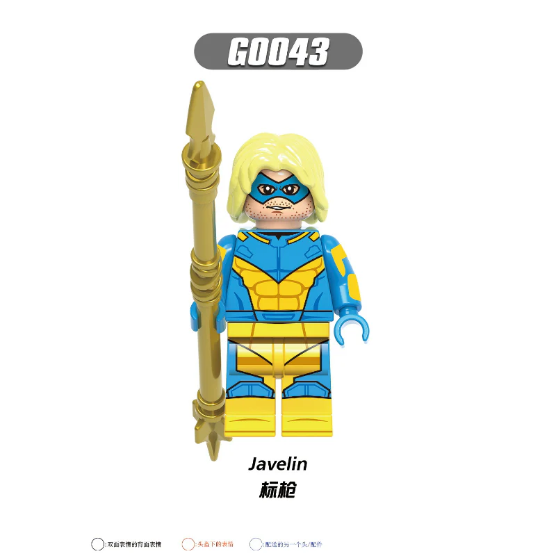 G0106 Superhero Series The Thinker Javelin Polka Dot Man Minifigures - Image 4