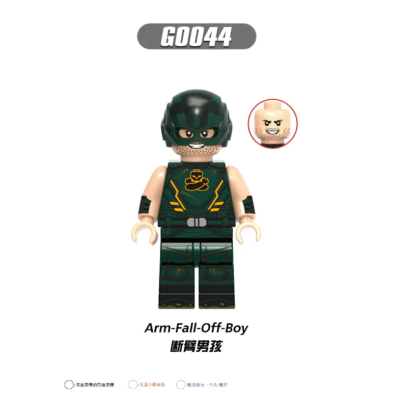 G0106 Superhero Series The Thinker Javelin Polka Dot Man Minifigures - Image 5