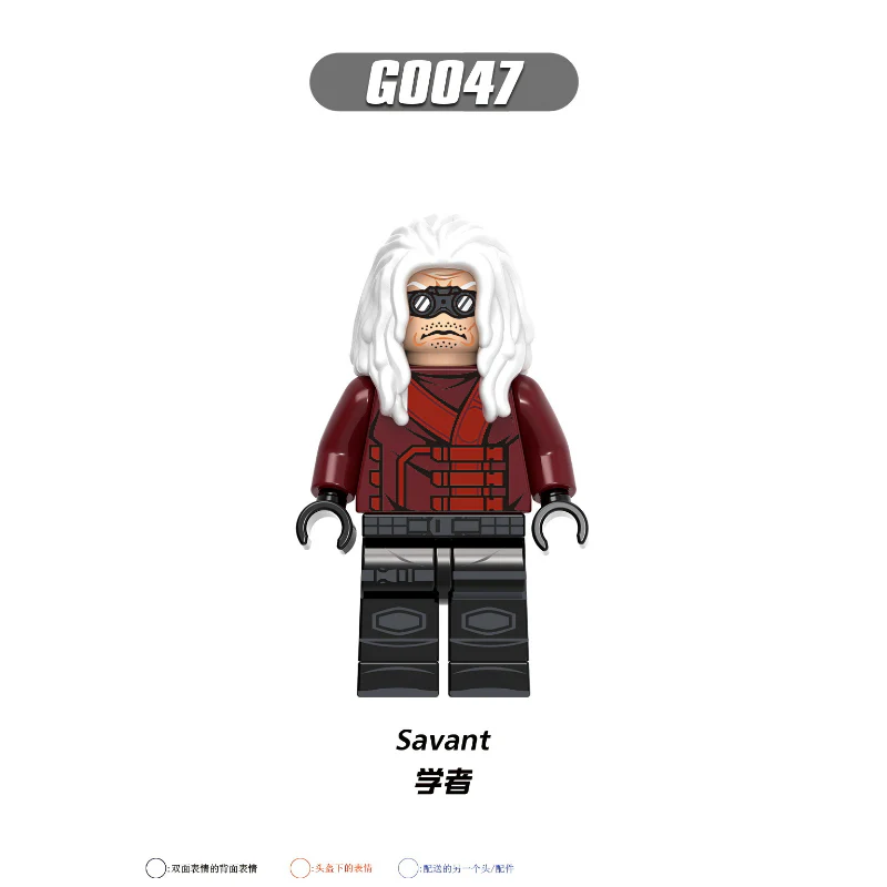 G0106 Superhero Series The Thinker Javelin Polka Dot Man Minifigures - Image 8