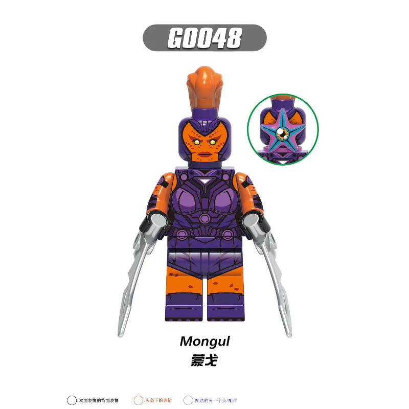 G0106 Superhero Series The Thinker Javelin Polka Dot Man Minifigures - Image 9
