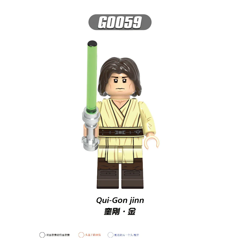 G0108 Star Wars Series Ahsoka Obi-Wan Skywalker Allen Minifigures - Image 4