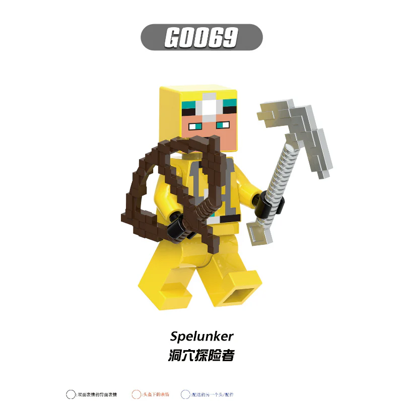 G0109 World Series Ghost Yeti Pilot Knight Baker Building Blocks Minifigures - Image 6