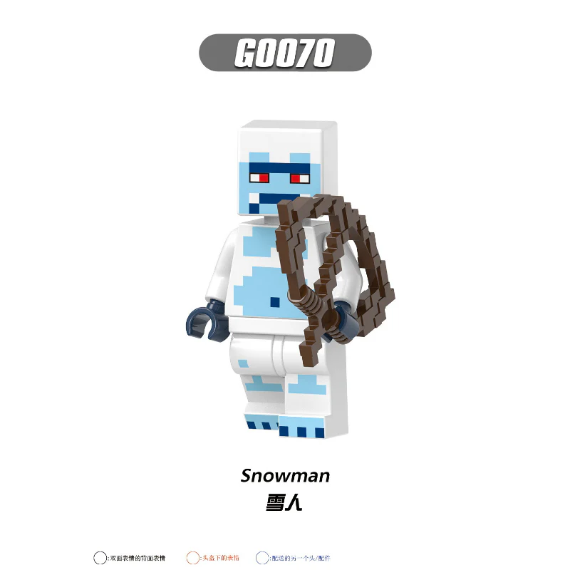 G0109 World Series Ghost Yeti Pilot Knight Baker Building Blocks Minifigures - Image 7