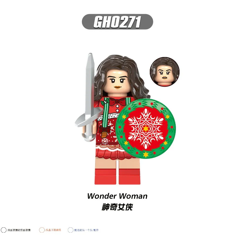 G0135 Superhero Series Christmas Mandarin Pal Payan Heroine Minifigure - Image 4