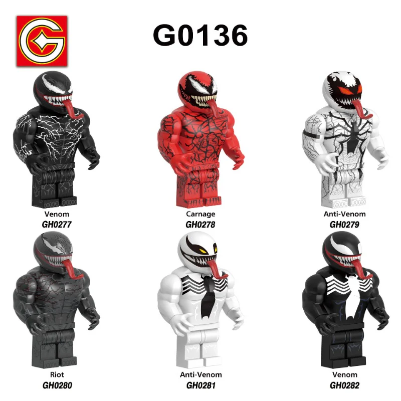 G0136 G0137 Venom series Minifigures - Image 2