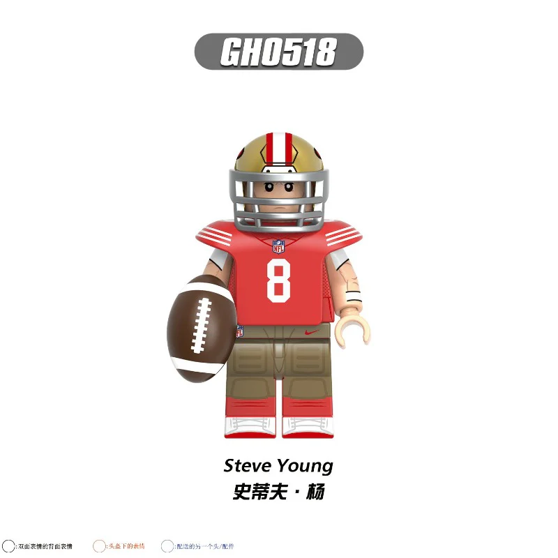G0165 Rugby Series National Team Junior Minifigures - Image 9