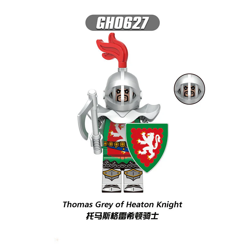 G0180 Medieval Warrior Lionheart Heavy Infantry Knight Archer Minifigures - Image 5
