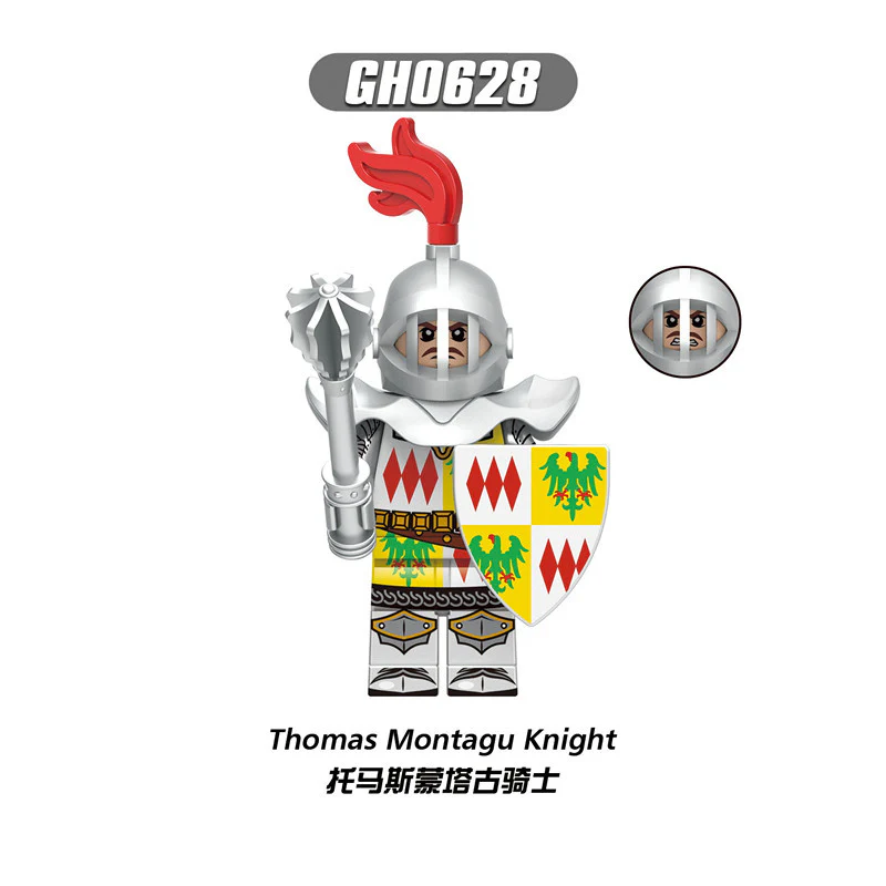 G0180 Medieval Warrior Lionheart Heavy Infantry Knight Archer Minifigures - Image 6