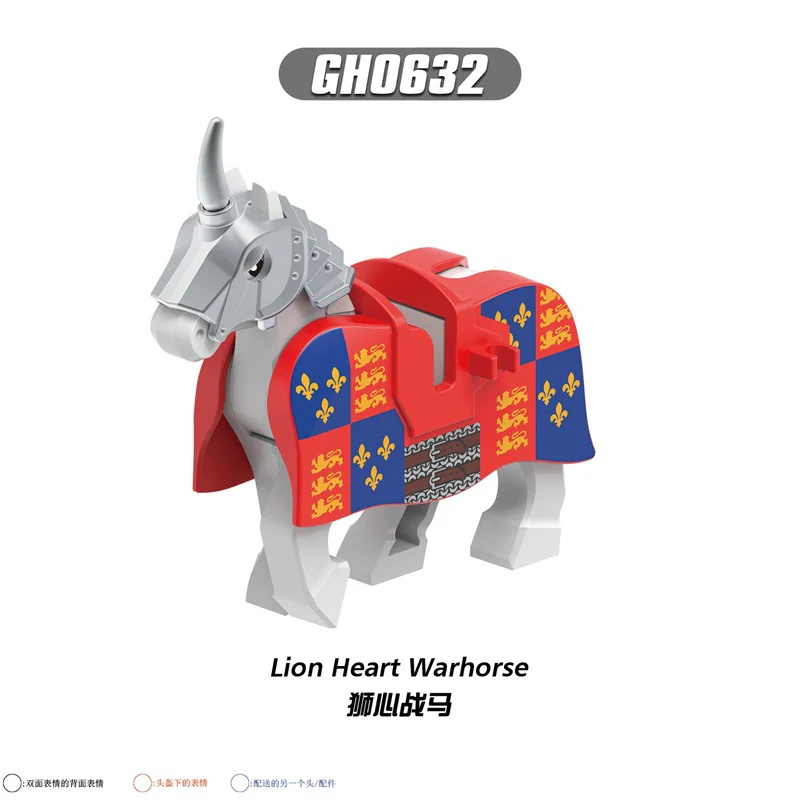 G0181 The Medieval Knight War Horse Minifigures - Image 2