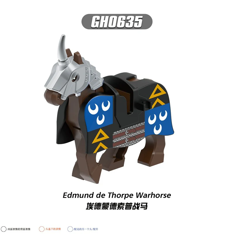 G0181 The Medieval Knight War Horse Minifigures - Image 5