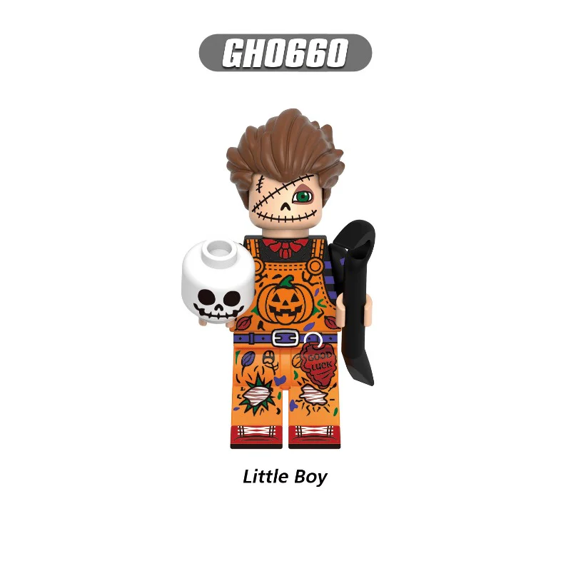G0185 Halloween Witch Pumpkin Demon Zombie Minifigures - Image 2