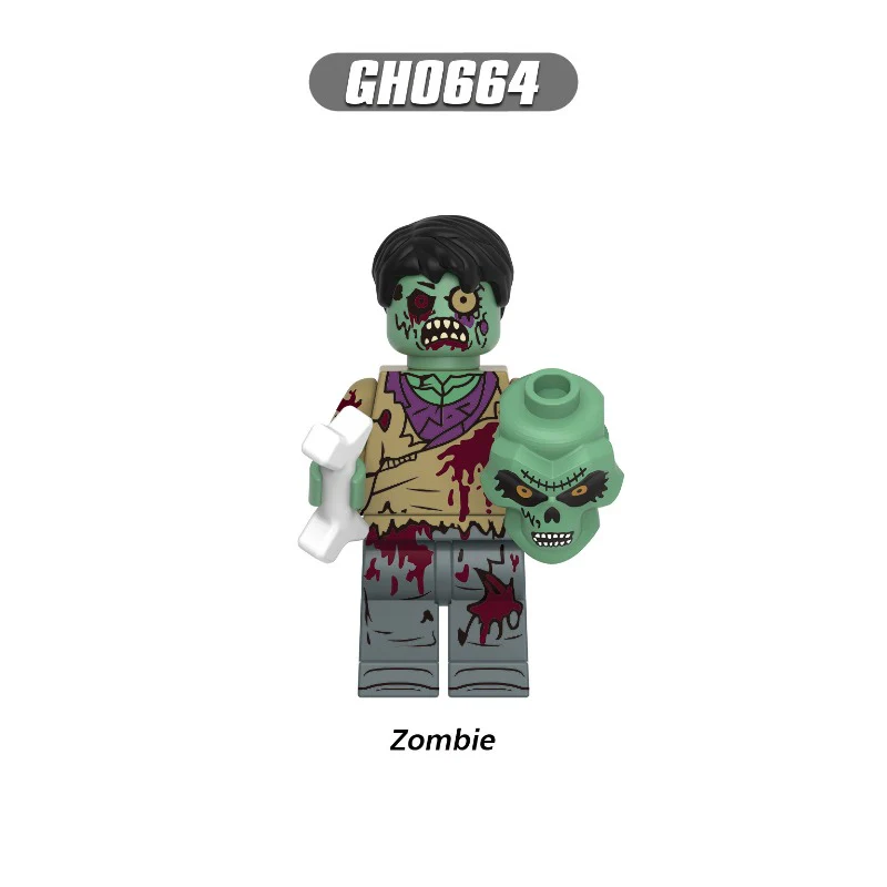 G0185 Halloween Witch Pumpkin Demon Zombie Minifigures - Image 6
