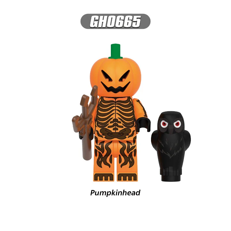 G0185 Halloween Witch Pumpkin Demon Zombie Minifigures - Image 7