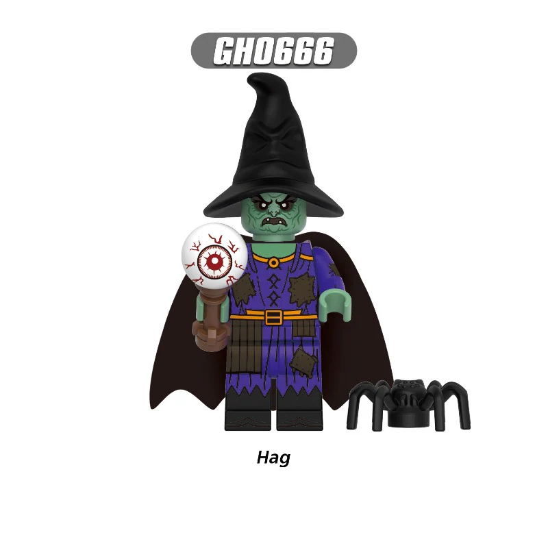 G0185 Halloween Witch Pumpkin Demon Zombie Minifigures - Image 8