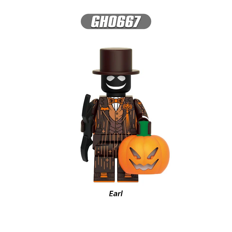 G0185 Halloween Witch Pumpkin Demon Zombie Minifigures - Image 9