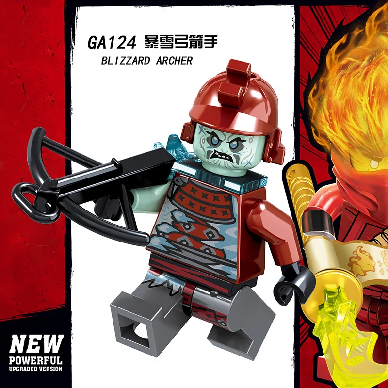 GA123-130 Phantom Series Ninja Minifigures - Image 3