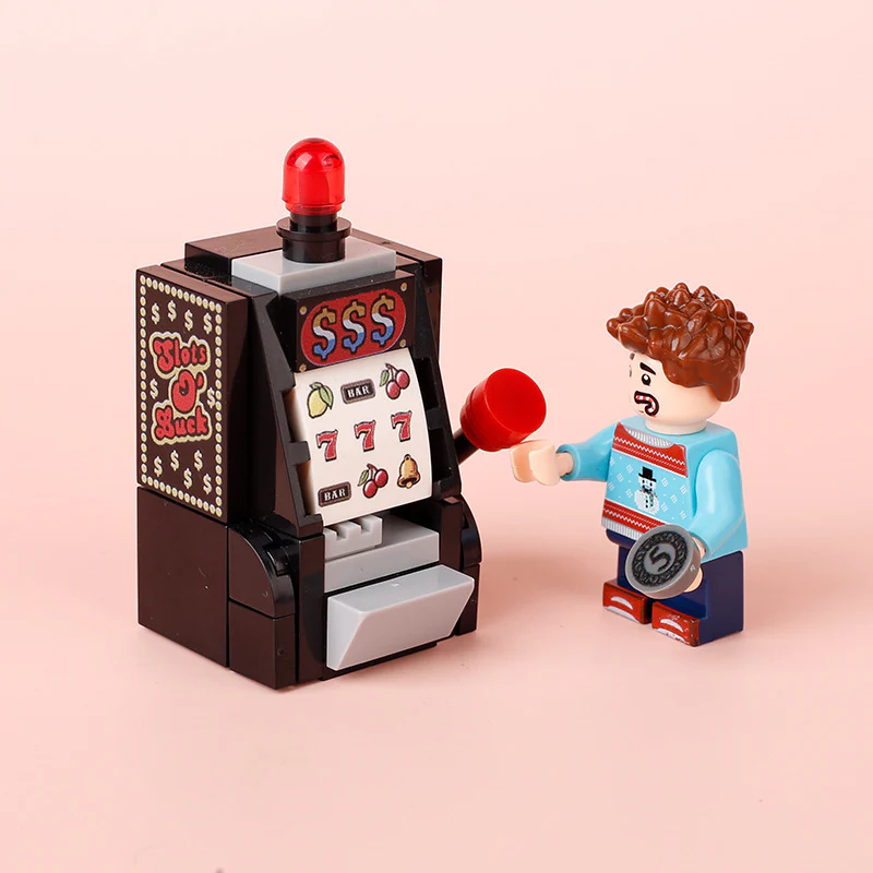 Games Poker Table Game Console Minifigure Scene Accessories - Image 3