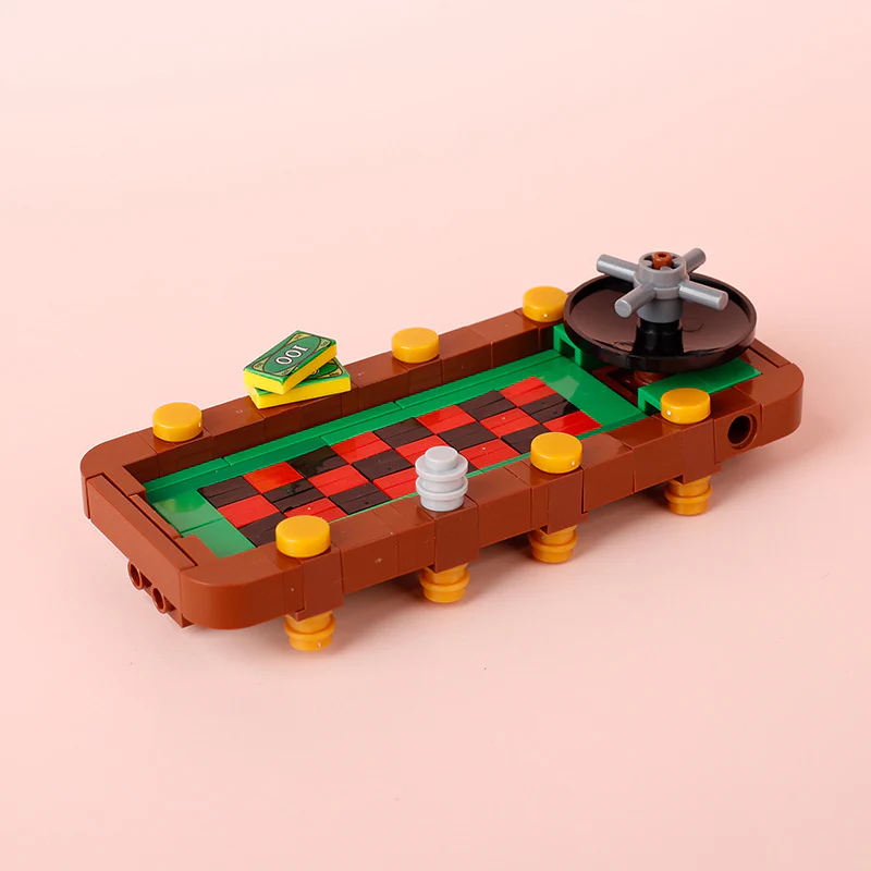 Games Poker Table Game Console Minifigure Scene Accessories - Image 6