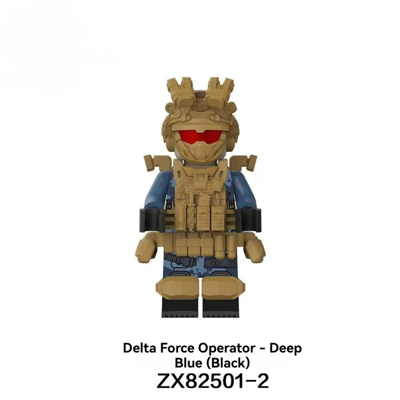 GG016-017 ZX82501-1 ZX82601-1 Delta Force series, Captain of the Id Guard Minifigures - Image 7
