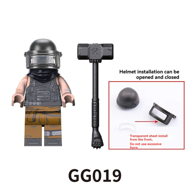 GG018-019 operation delta Raven Guard Hammer Guardian Minifigures - Image 7