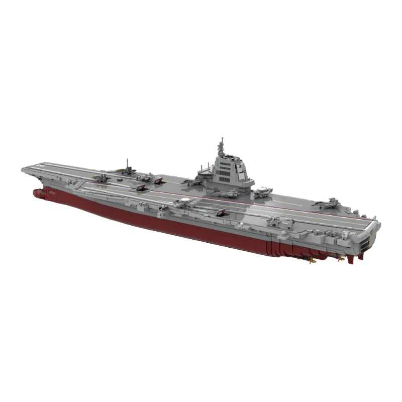 (Gobricks version) 10019pcs MOC 1/200 China Navy Air Carrier No.1 LEGO Compatible - Image 2