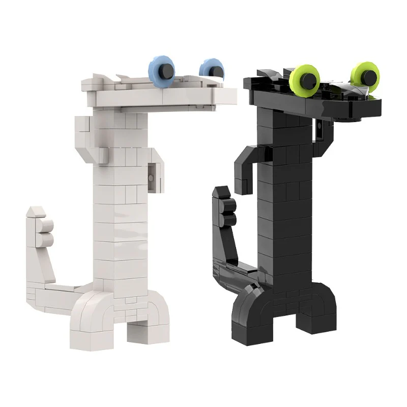 (Gobricks version) 100pcs+ MOC Dragon Chaser Toothless White LEGO Compatible - Image 2